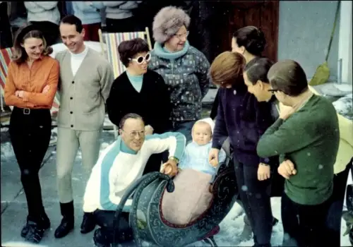 Ak Prinzessin Beatrix der Niederlande, Claus von Amsberg, Willem Alexander, Lech Österr. März 1968