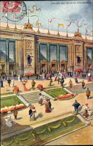 CPA Exposition Universelle et Internationale de Bruxelles 1910, Section Etrangers