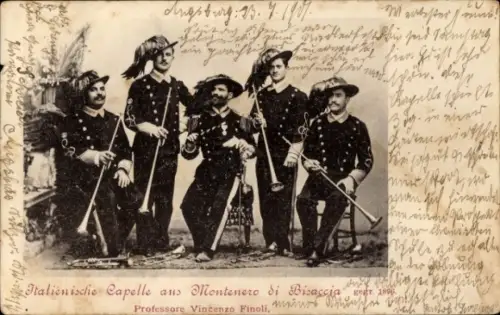 Ak Molise, Italienische Capelle aus Montenero di Bisaccia, Professore Vincenzo Finoli