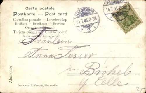 Ak Damen-Trompeter-Corps Humoresk, Direktor Bruck