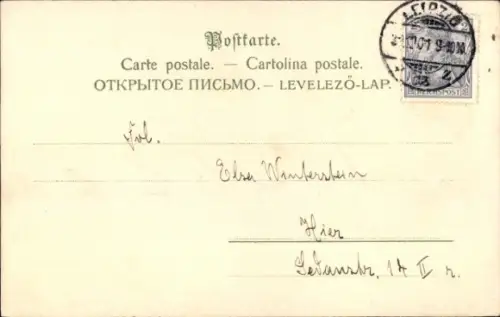 Ak Glückwunsch Neujahr, Jahreszahl 1902, Engel