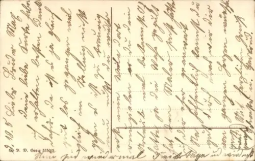 Ak Engel als Briefträger, Brieftauben