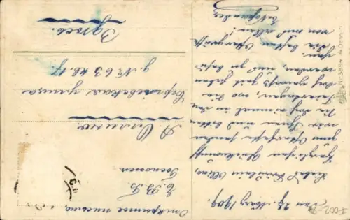 Präge Passepartout Ak Glückwunsch Ostern, Weidenkätzchen