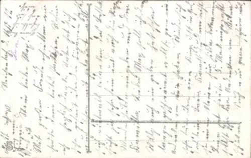 Ak Sei glücklich holdes Liebchen, Blumen