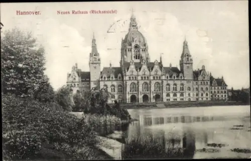 Ak Hannover, Neues Rathaus
