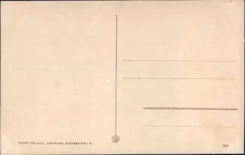Ak Strasbourg Straßburg Elsass Bas Rhin, Kaiserpalast