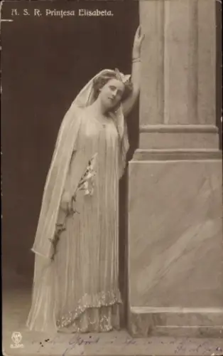 Ak Prinzessin Elisabeth von Rumänien, Elisabeta
