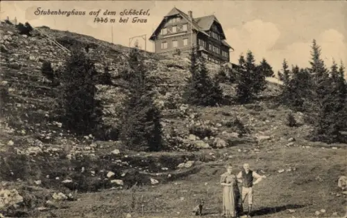 Ak Sankt Radegund bei Graz Steiermark, Stubenberghaus, Schöckel