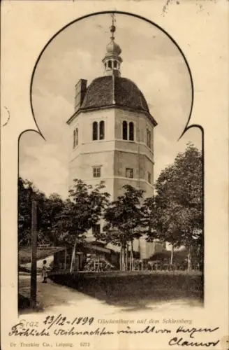Ak Graz Steiermark, Glockenturm auf dem Schlossberg,   von 1899