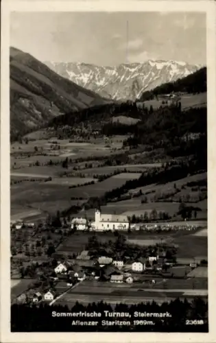 Ak Seewiesen Turnau Steiermark, Sommerfrische  Aflenzer Staritzen, Berge im Hintergrund