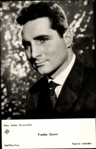 Ak Sänger Freddy Quinn, Porträt