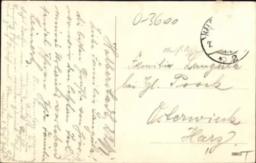 Ak Halberstadt am Harz, Lindenweg, Litfaßsäule