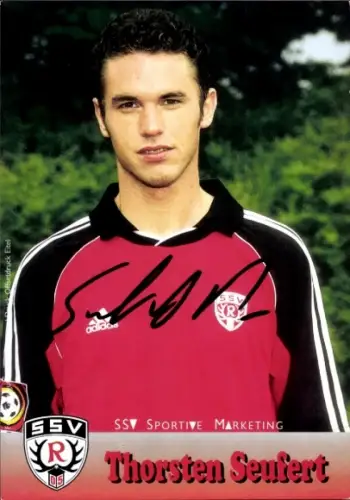 Autogrammkarte Fußballer Thorsten Seufert, SSV Reutlingen 05, Autogramm