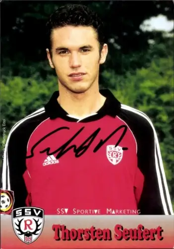 Autogrammkarte Fußballer Thorsten Seufert, SSV Reutlingen 05, Autogramm