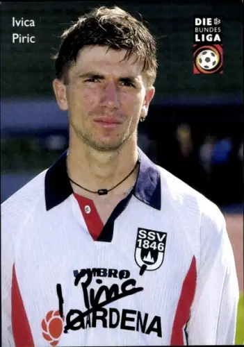 Autogrammkarte Fußballer Ivica Piric, 1. FC Heidenheim 1846, Autogramm