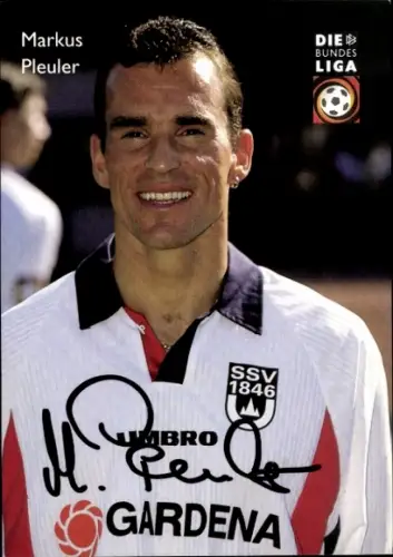 Autogrammkarte Fußballer Markus Pleuler, 1. FC Heidenheim 1846, Autogramm