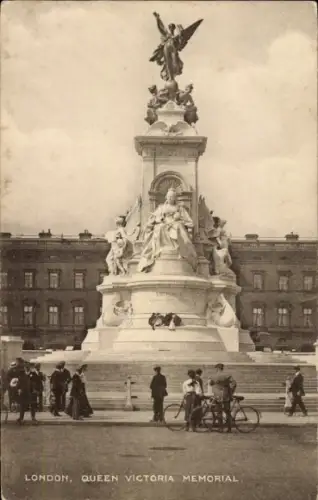 Ak London City England, Queen Victoria Memorial