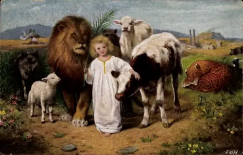 Künstler Ak Strutt, W., Friede