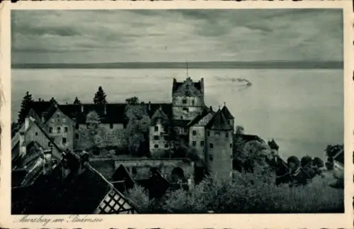 Ak Meersburg am Bodensee, Meersburg am Bodensee,  Gebäude, Wasseransicht