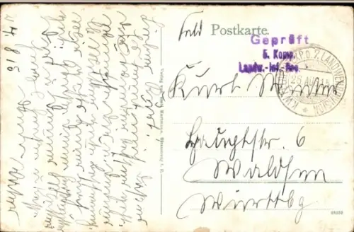 Ak Lembach Elsass Bas Rhin, Ruine Fleckenstein