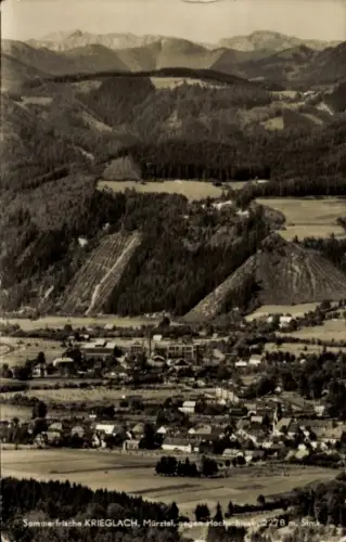 Ak Krieglach Steiermark, Sommerfrische  Mürztal, Hochschwab, Landschaftsaufnahme