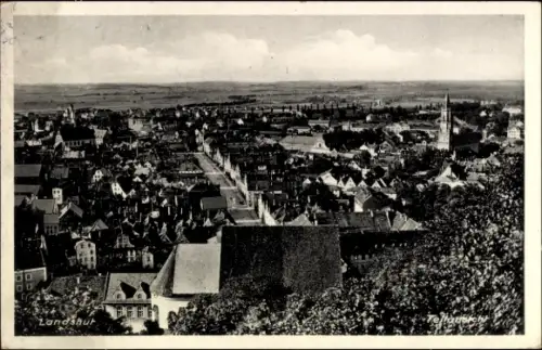 Ak Landshut in Niederbayern, Landschaftsaufnahme, Stadtansicht,  keine Persönlichkeiten, keine Ha