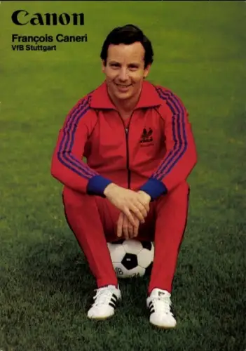 Autogrammkarte Physiotherapeut Francois Caneri, VfB Stuttgart