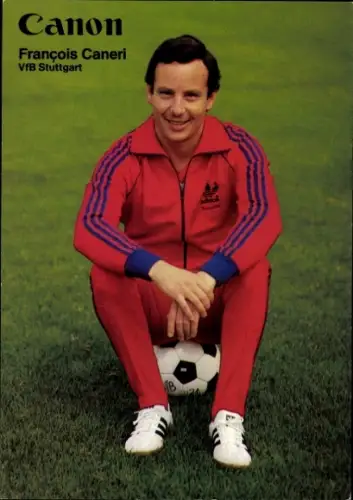 Autogrammkarte Physiotherapeut Francois Caneri, VfB Stuttgart