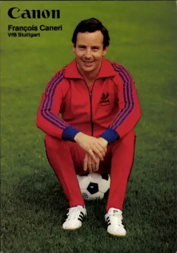 Autogrammkarte Physiotherapeut Francois Caneri, VfB Stuttgart