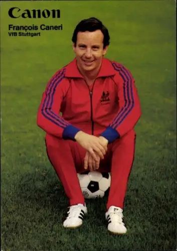Autogrammkarte Physiotherapeut Francois Caneri, VfB Stuttgart