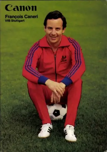 Autogrammkarte Physiotherapeut Francois Caneri, VfB Stuttgart