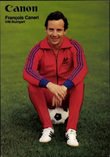 Autogrammkarte Physiotherapeut Francois Caneri, VfB Stuttgart
