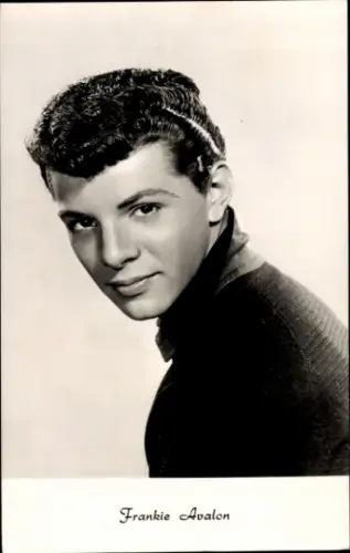 Ak Schauspieler und Sänger Frankie Avalon, Portrait