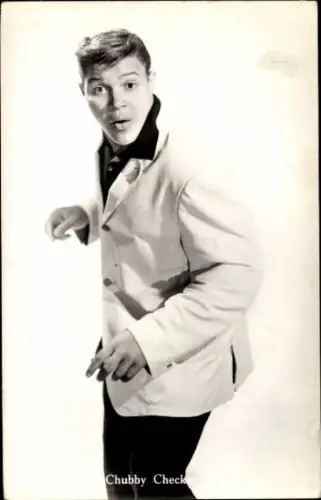 Ak Sänger Chubby Checker, Portrait