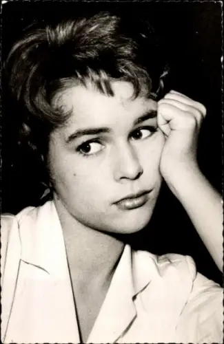 Ak Sängerin Conny Froboess, Portrait, Elektrola Schallplatten