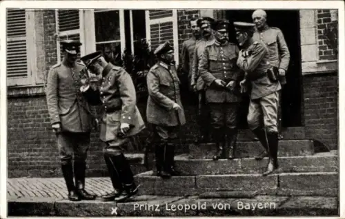 Ak Prinz Leopold von Bayern, Generalkommando des 1. bayr. Res. Korps