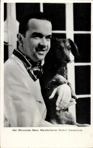 Ak Mercedes-Benz-Meisterfahrer Rudolf Caracciola