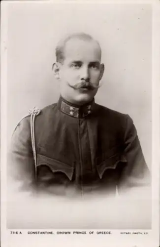 Ak König Konstantin I. von Griechenland, Portrait