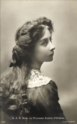 Ak S.A.R. Mme La Princesse Sophie d'Orléans, Portrait