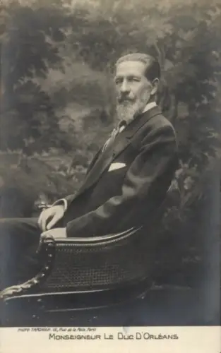 Ak Monseigneur Le Duc d'Orleans, Robert d’Orléans, Portrait