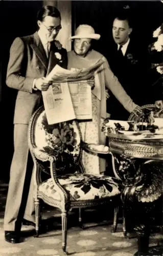 Ak Prinzessin Juliana der Niederlande, Prinz Bernhard zur Lippe-Biesterfeld