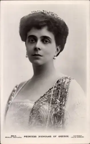 Ak Prinzessin Nikolaus von Griechenland, Jelena Wladimirowna Romanowa, Portrait