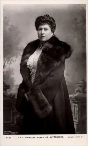 Ak Beatrice von Großbritannien und Irland, Ehefrau von Heinrich Moritz von Battenberg, Portrait
