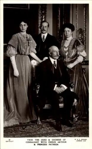 Ak Arthur, 1. Duke of Connaught, Prinzessin Patricia of Connaught, Luise Margareta von Preußen