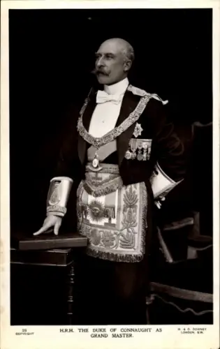 Ak Arthur, 1. Duke of Connaught, as Grand Master