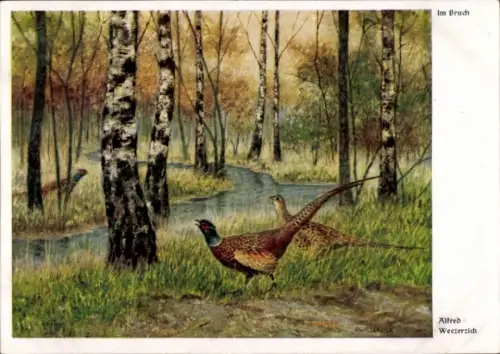 Künstler Ak Weczerzick, Alfred, Im Bruch