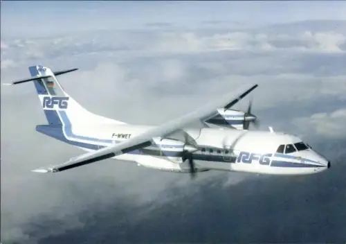 Ak Passagierflugzeug ATR 42/300 der RFG Regionalflug, F-WWET