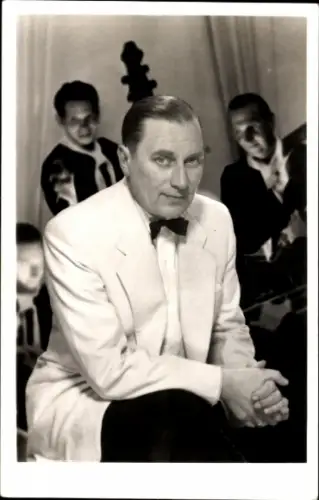 Ak Komponist Arie Malando, Autogramm