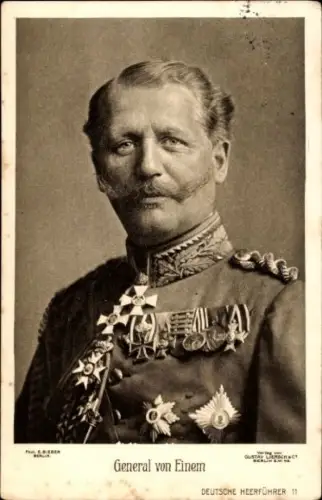 Ak Generaloberst Karl von Einem, Orden