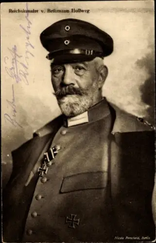 Ak Reichskanzler von Bethmann Hollweg, Portrait